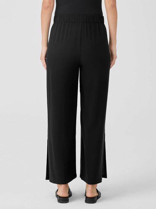 Silk Georgette Crepe Pant with Slits