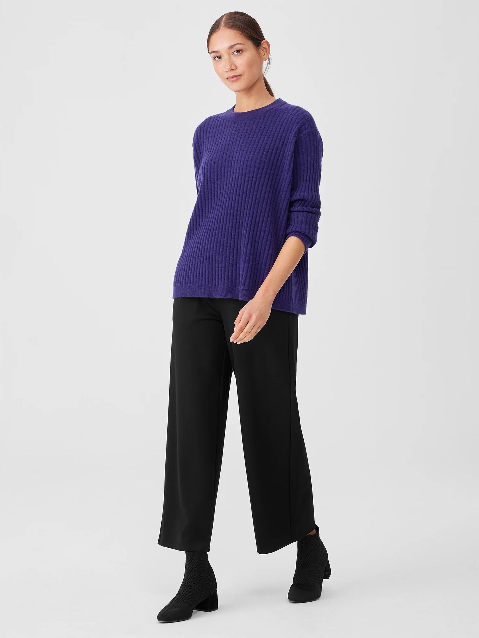 Italian Cashmere Crew Neck Top