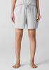 Mélange Organic Cotton Interlock Sleep Shorts