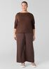 Garment-Dyed Utility Cotton Wide-Leg Pant