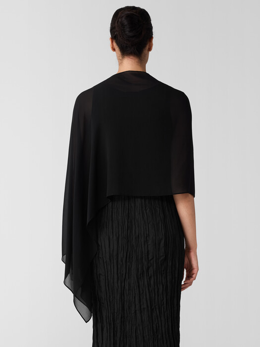 Sheer Silk Georgette Wrap