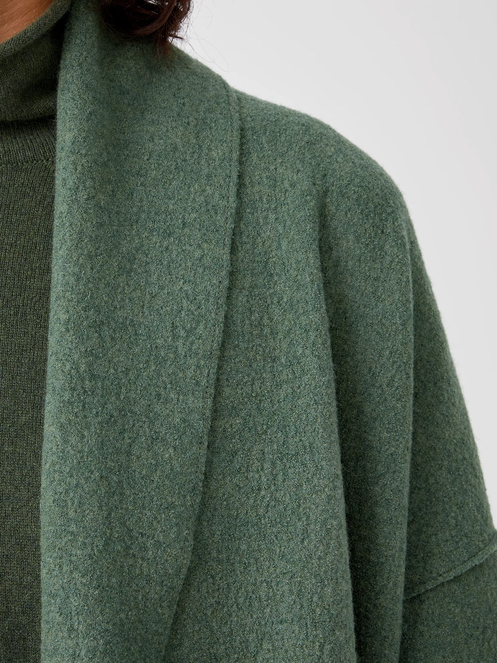Lightweight Boiled Wool Coat in Responsible Wool | EILEEN FISHER