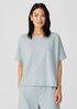 Slubby Organic Cotton V-Neck Sleep Tee