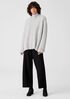 Cashmere Silk Bliss Turtleneck Box-Top