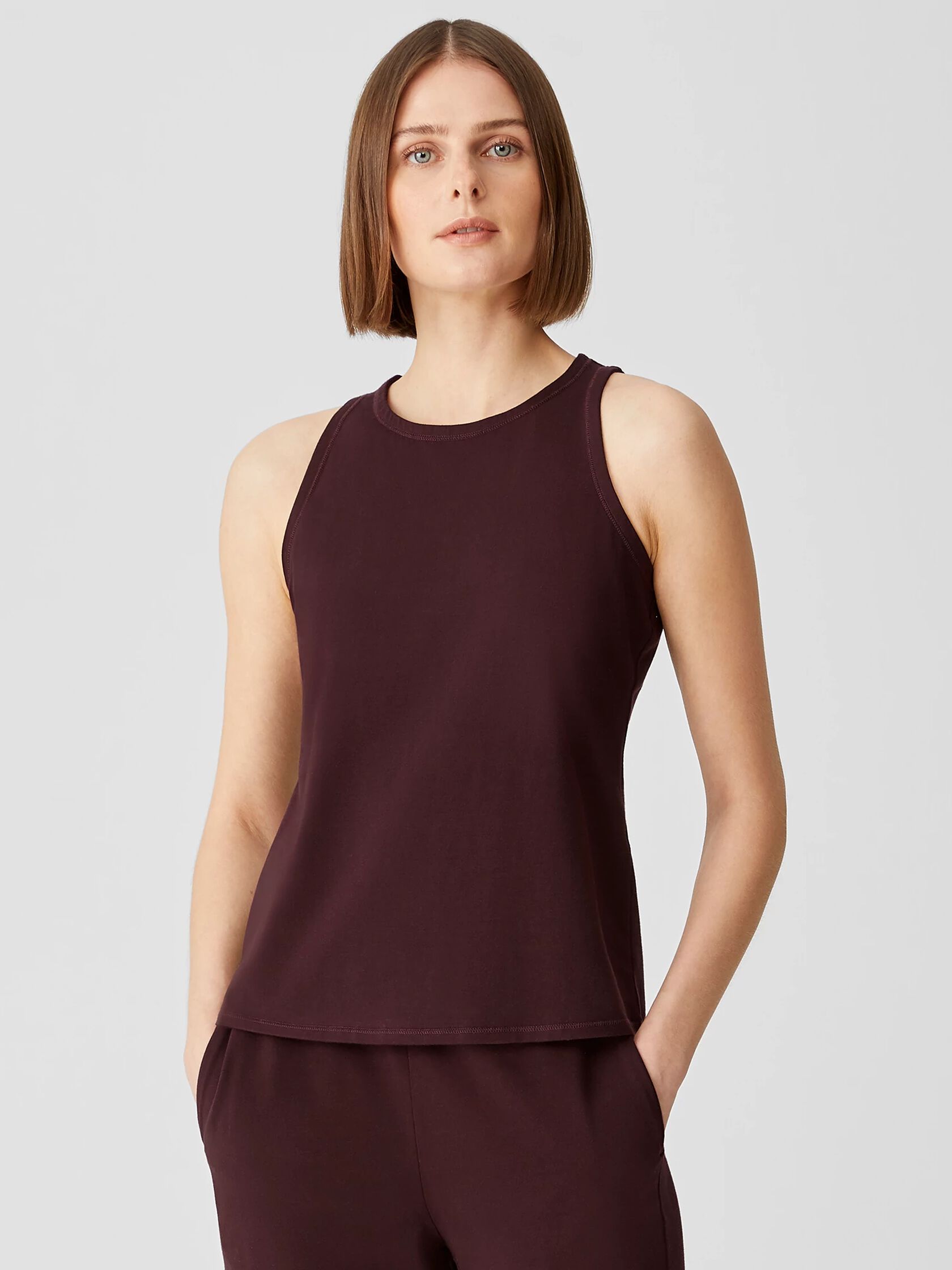Traceable Organic Cotton Jersey Round Neck Tank