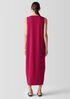 Stretch Jersey Knit Round Neck Dress