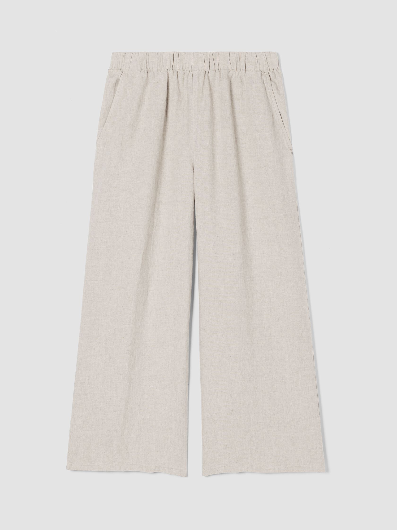 Organic Linen Wide-Leg Pant