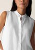 Organic Handkerchief Linen Sleeveless Shirt