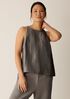 Linen Sheen Halter Neck Top