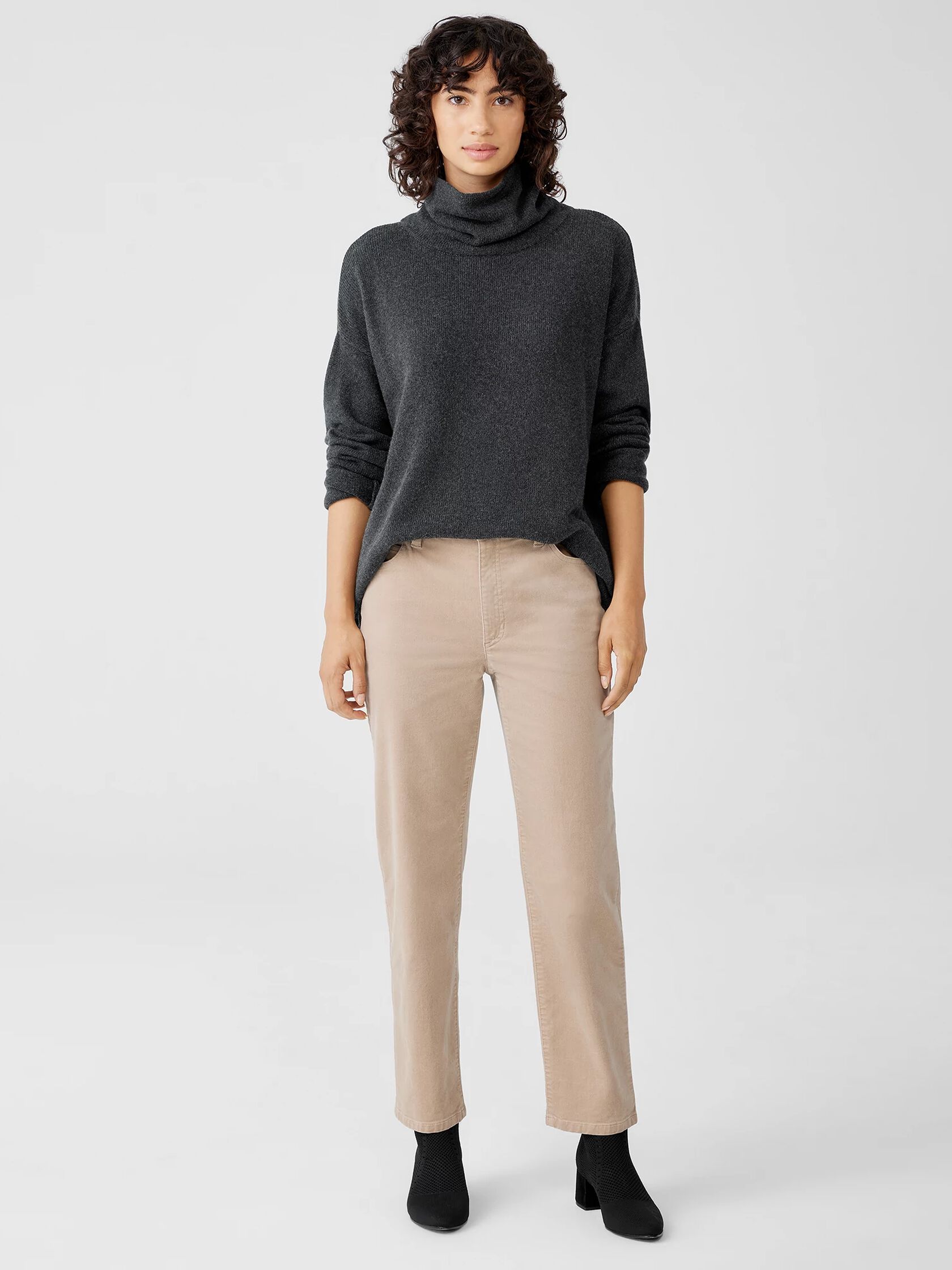 Organic Cotton Stretch Velveteen Pant