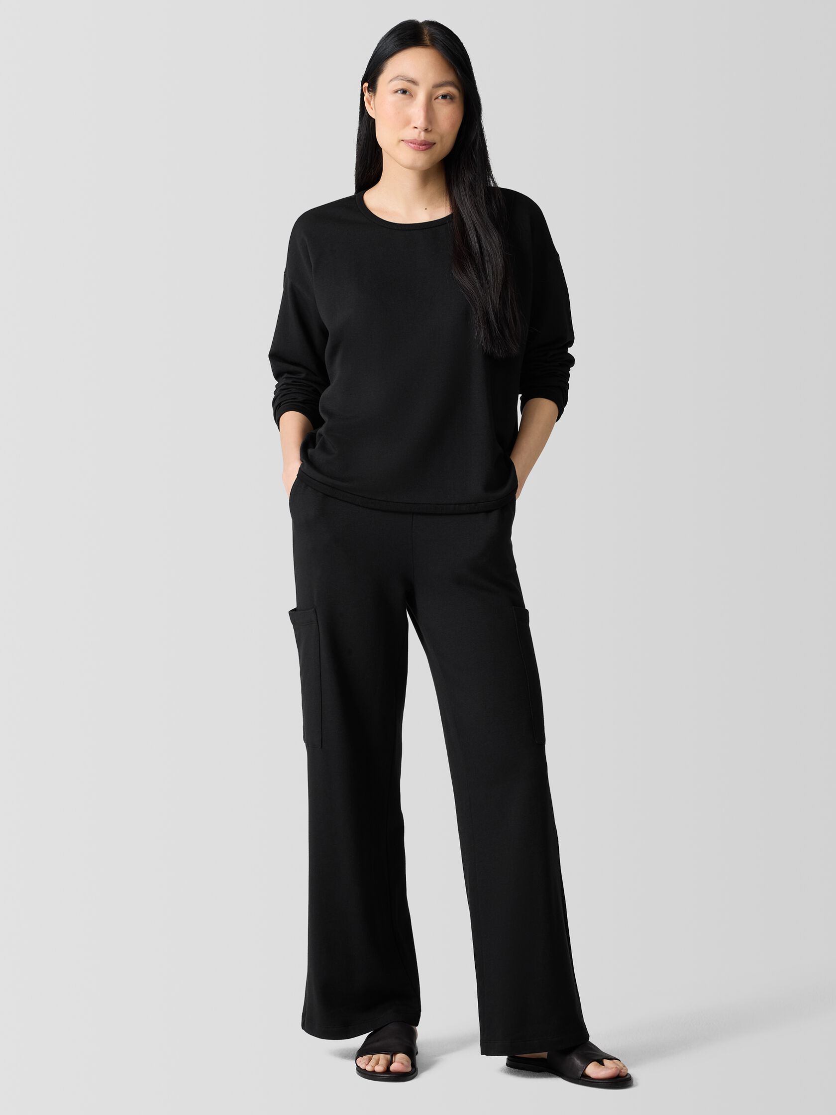 Cozy Brushed Terry Hug Cargo Pant
