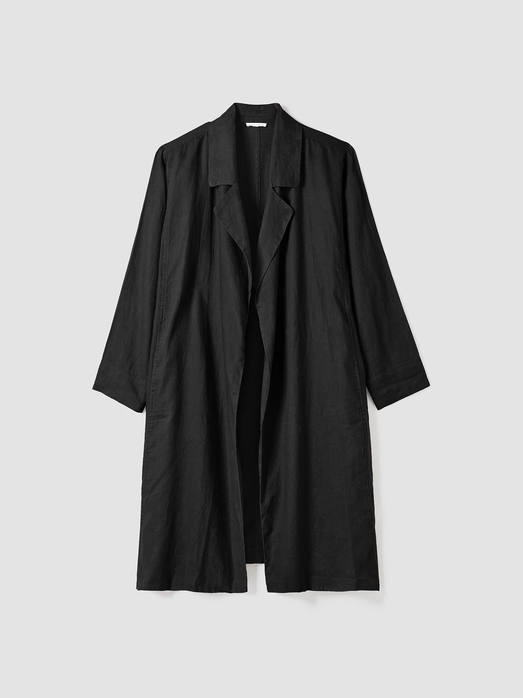 Organic Linen Trench Coat