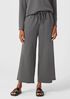 Organic Cotton French Terry Wide-Leg Pant