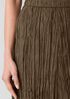 Crushed Silk Flared Skirt