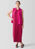 Stretch Jersey Knit Round Neck Dress