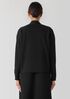 Organic Linen Cotton High Collar Cardigan