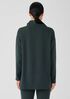Cozy Brushed Terry Hug Funnel Neck Long Top
