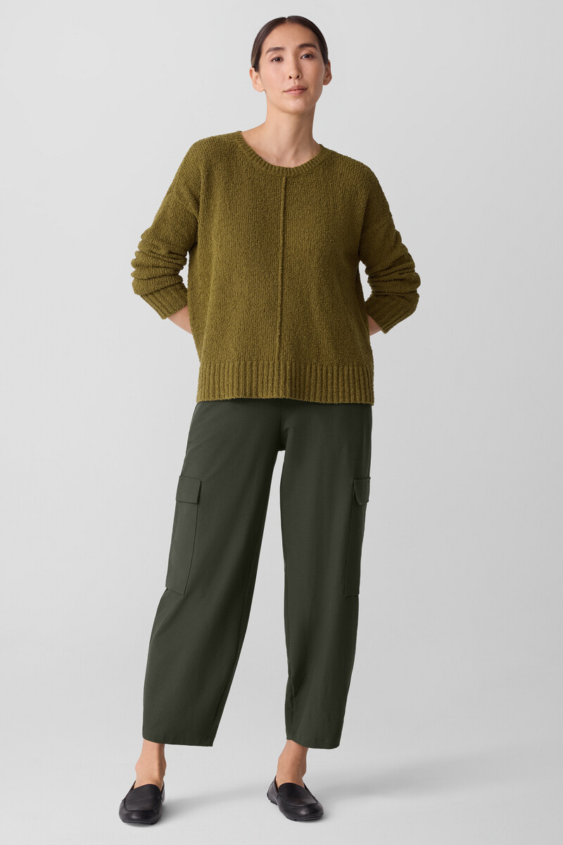 Cotton Fluff Crew Neck Top Cotton Fluff Crew Neck Top