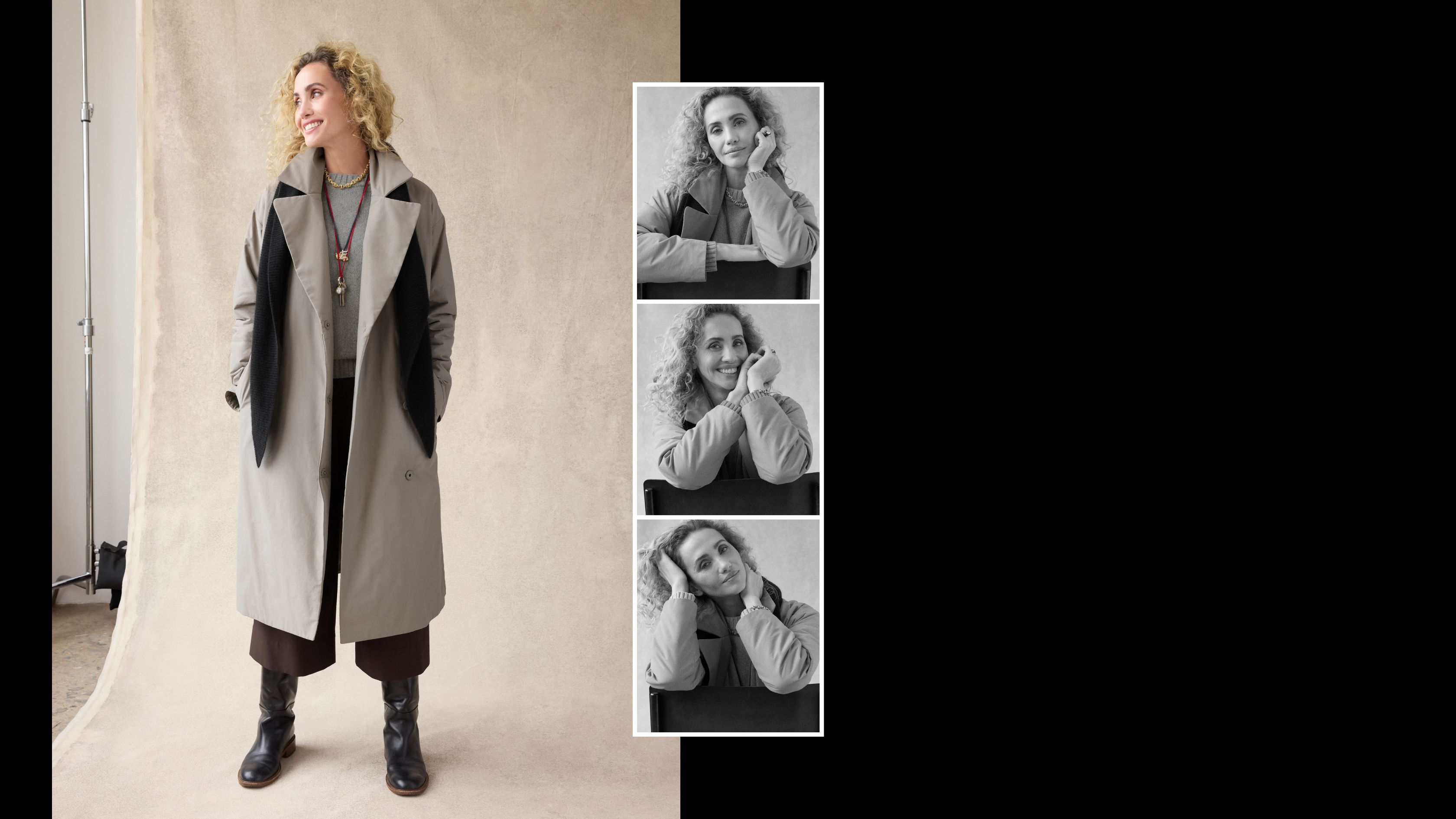 This padded trench is one of my favorite things from the collection. It’s just the right weight, especially if you live somewhere like L.A.