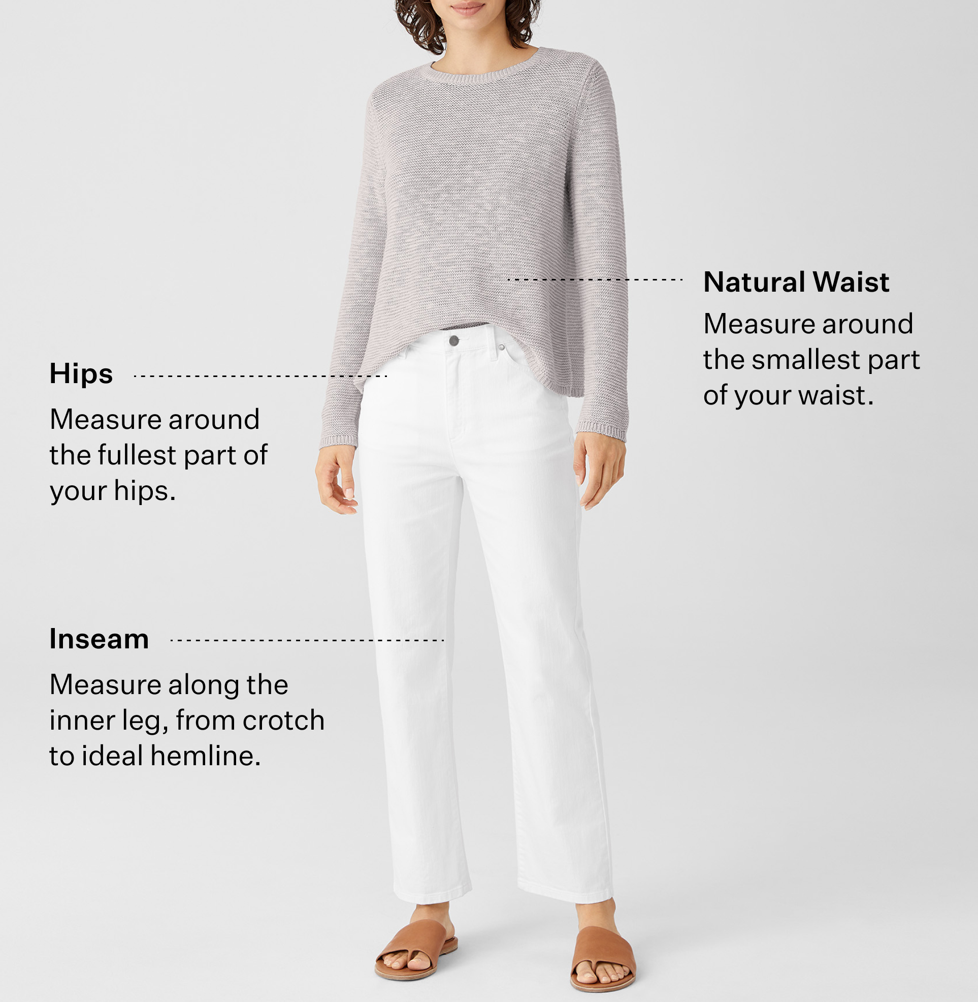 Pant Pima EILEEN | FISHER Jersey Tapered Cotton Stretch