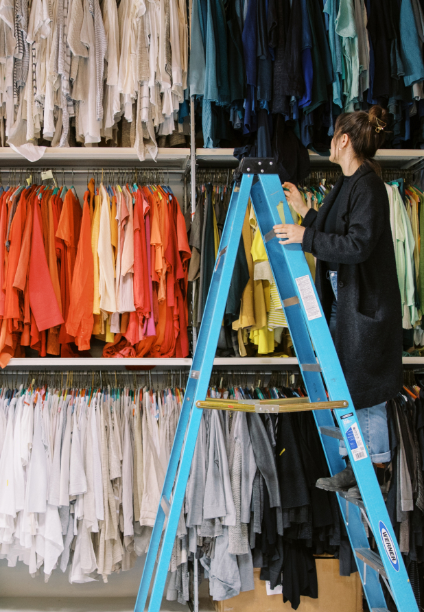 Lilah Horwitz at our Renew Seattle warehouse.