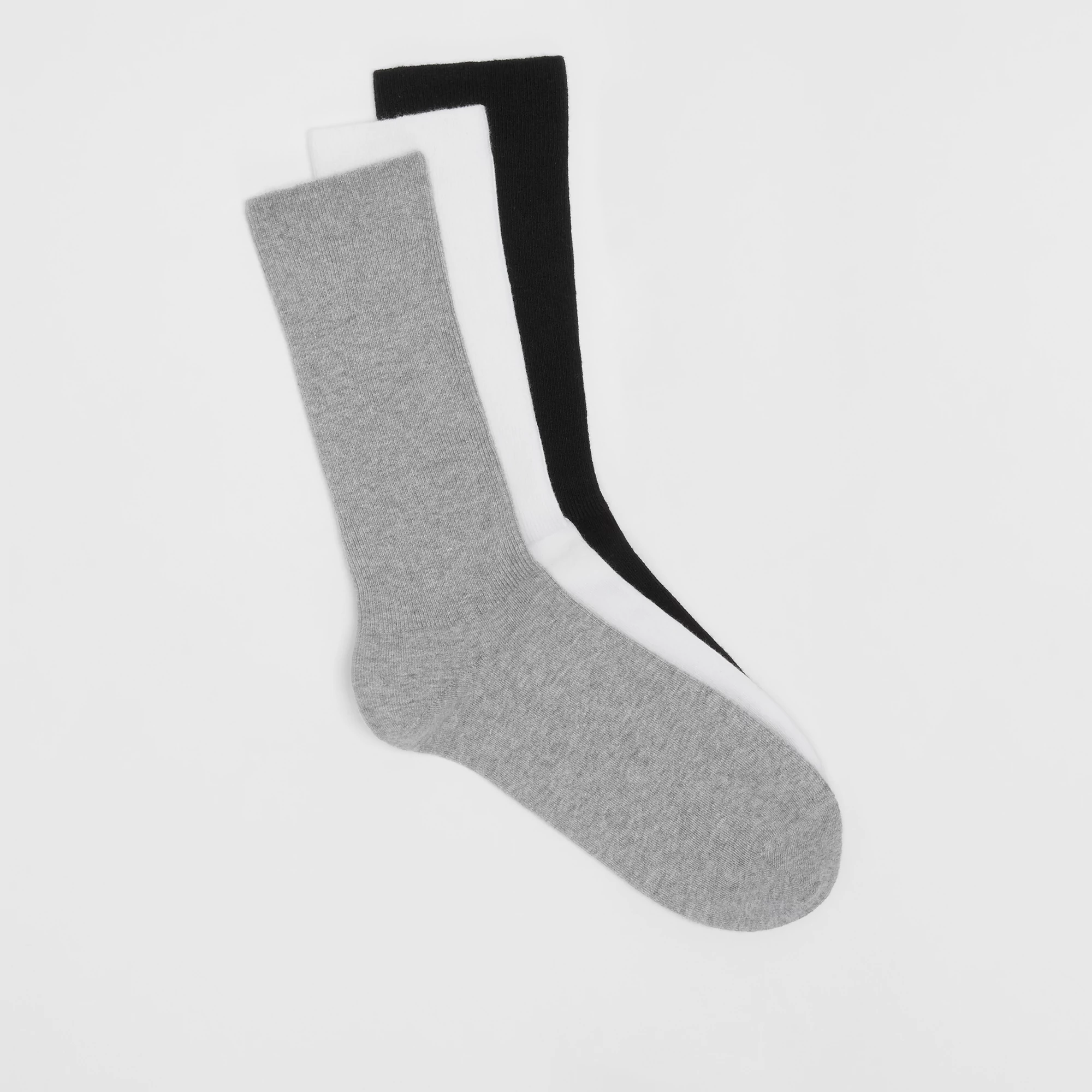 Cotton Trouser Sock 3-Pack | EILEEN FISHER