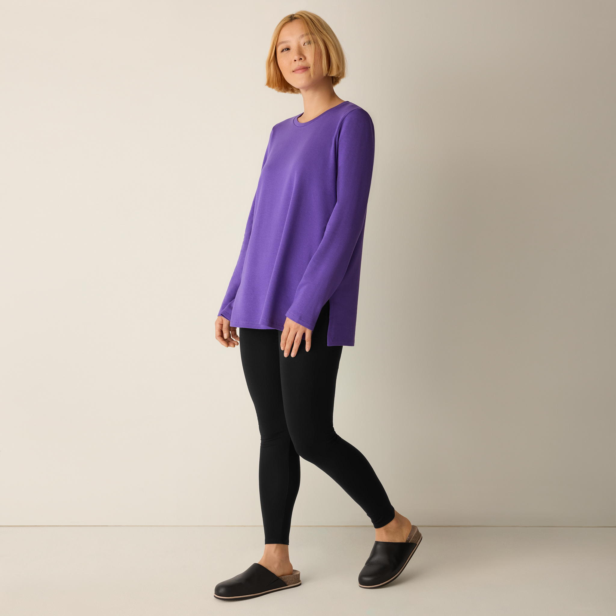 Cozy Brushed Terry Hug Long Top