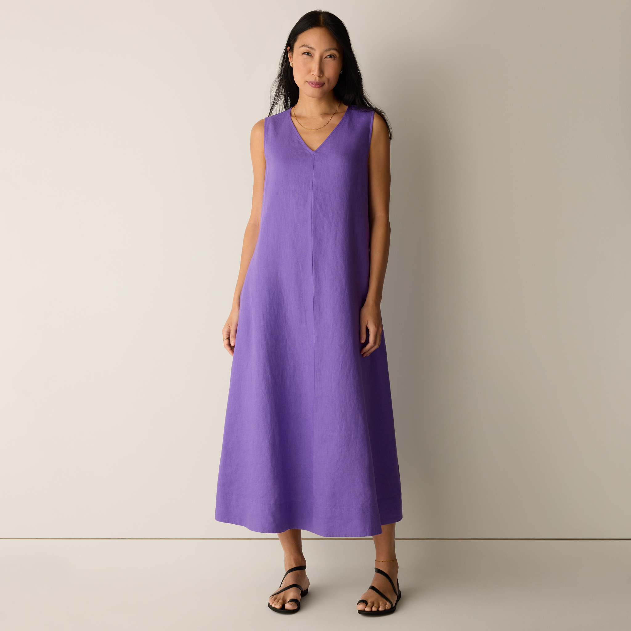 Organic Linen Easy Dress from EILEEN FISHER - $248
