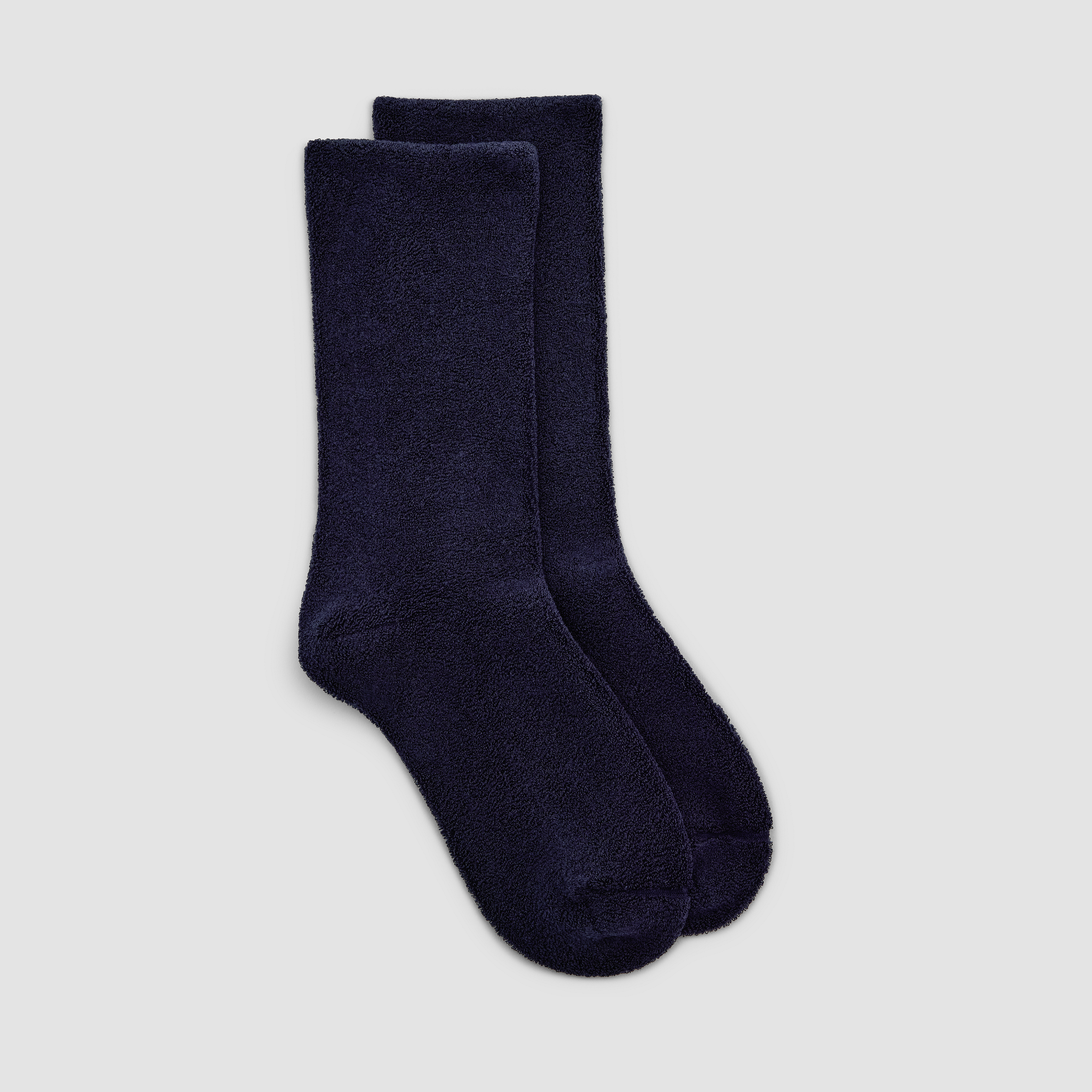 Loopy Cotton Terry Crew Sock