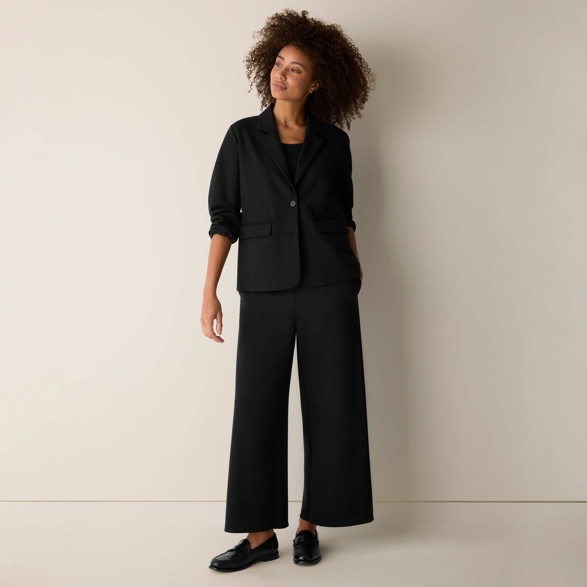 Washable Flex Ponte Blazer