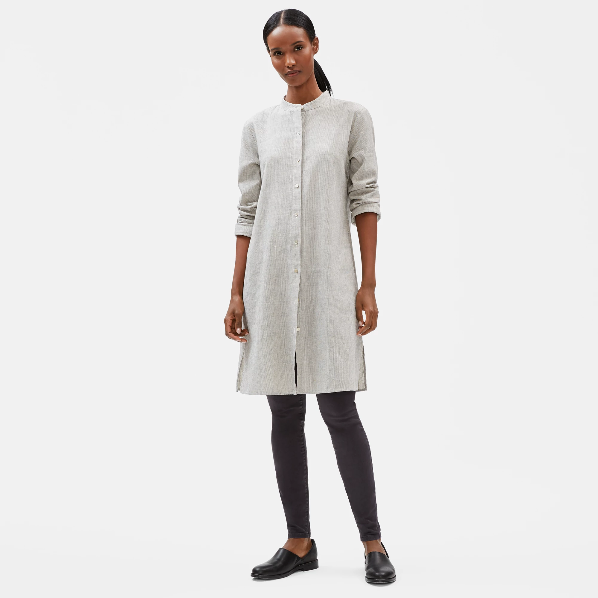 eileen fisher denim leggings