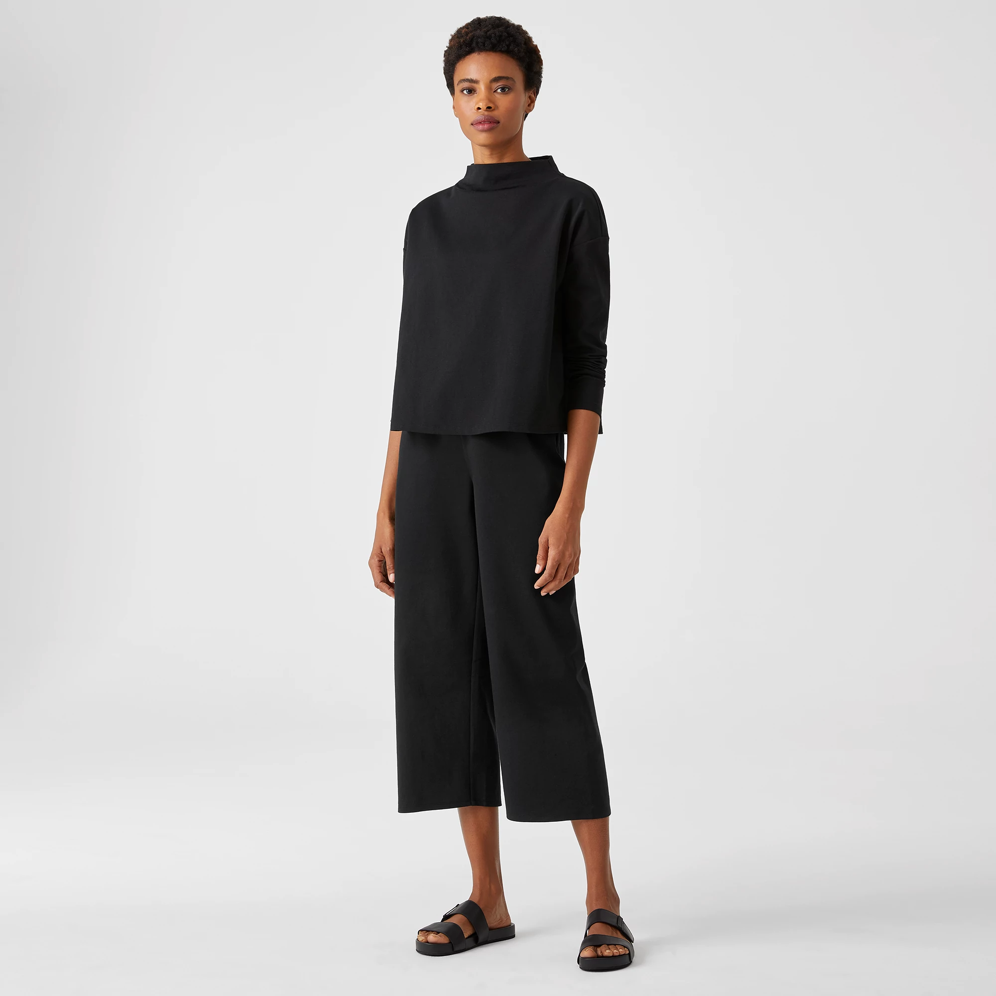 EILEEN FISHER Womens Gray Pocketed Straight leg Pants