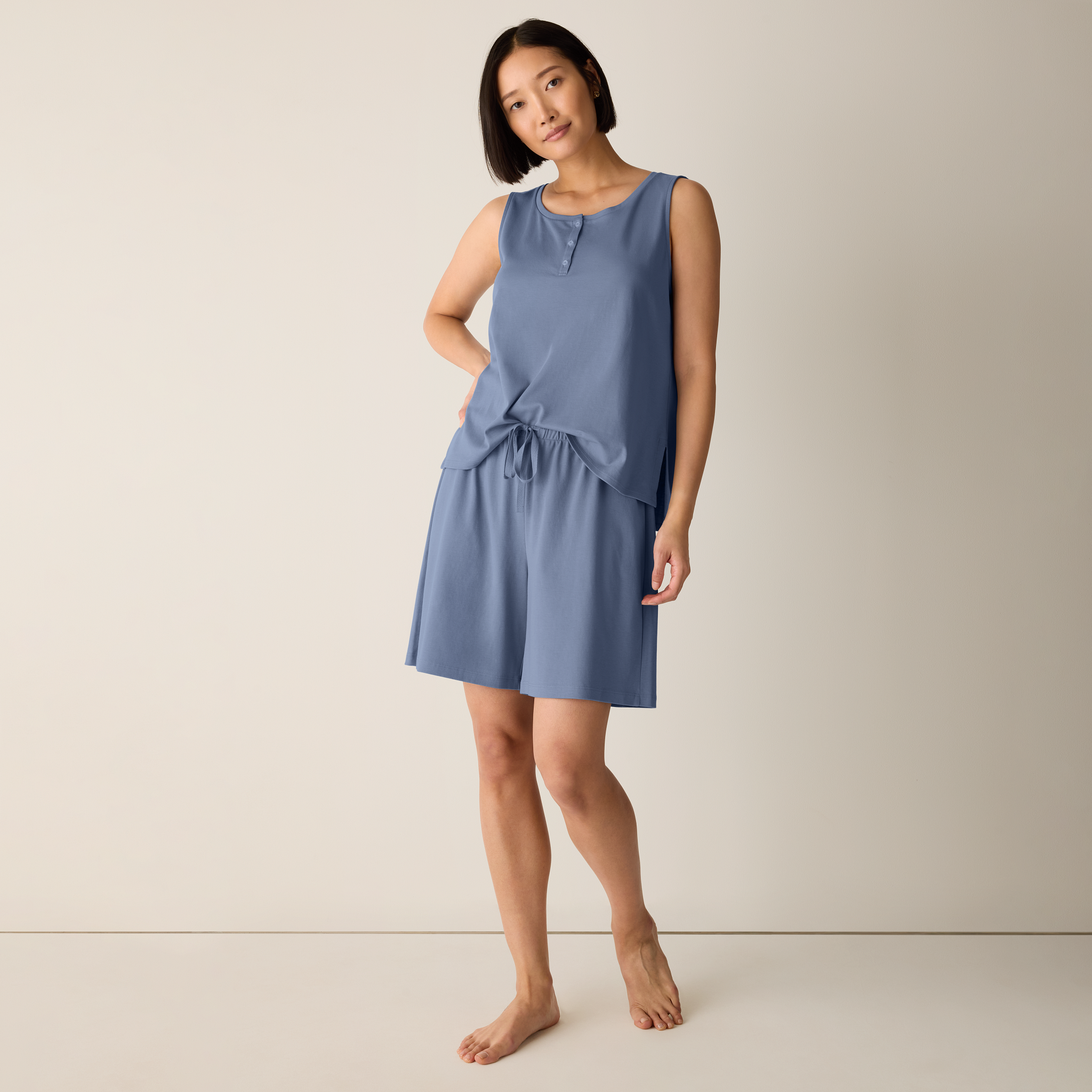 Organic Cotton Interlock Sleep Short