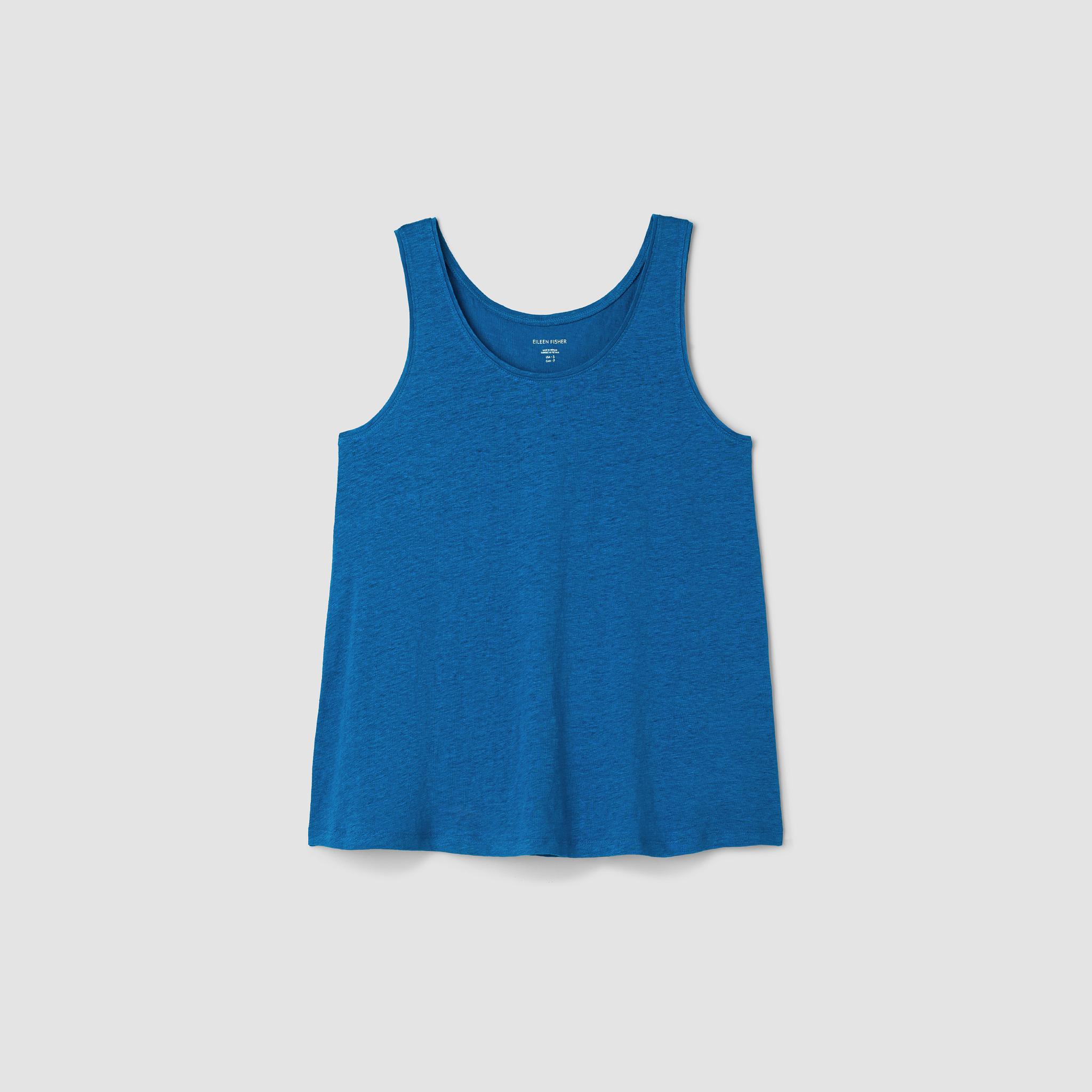 Organic Linen Jersey Scoop Neck Tank from EILEEN FISHER - $98