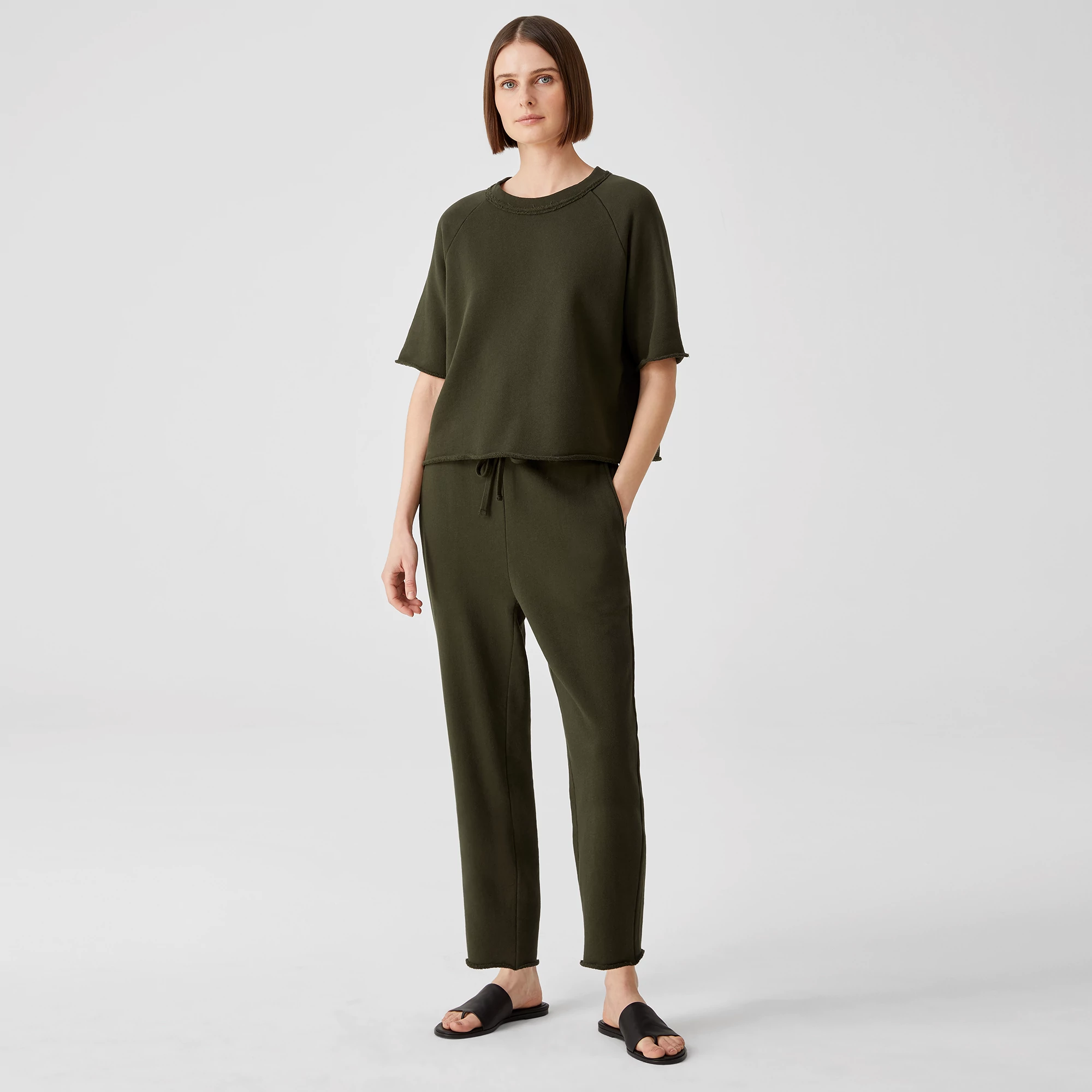 Organic Cotton French Terry Jogger Pant EILEEN FISHER organic-cotton-french-terry-jogger-pant-eileen-fisher