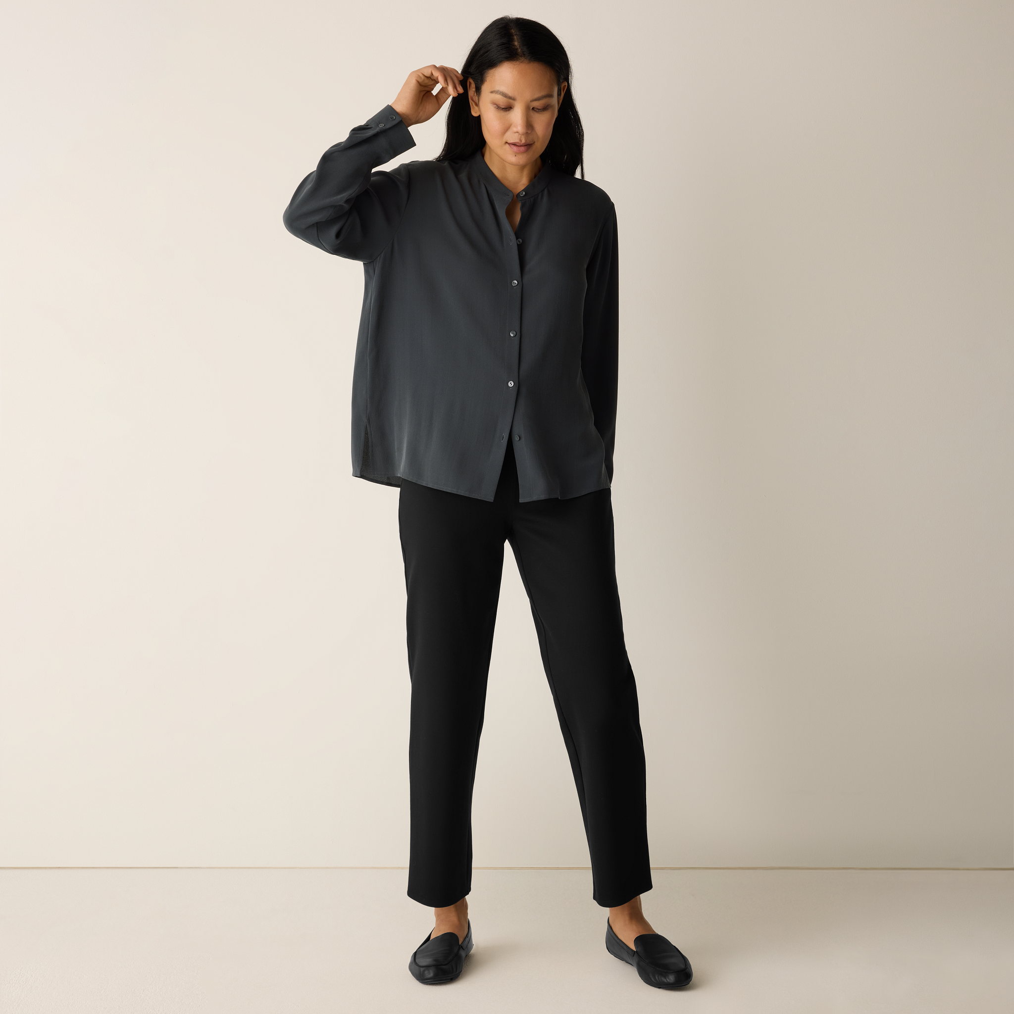 Washable Flex Ponte Straight Pant