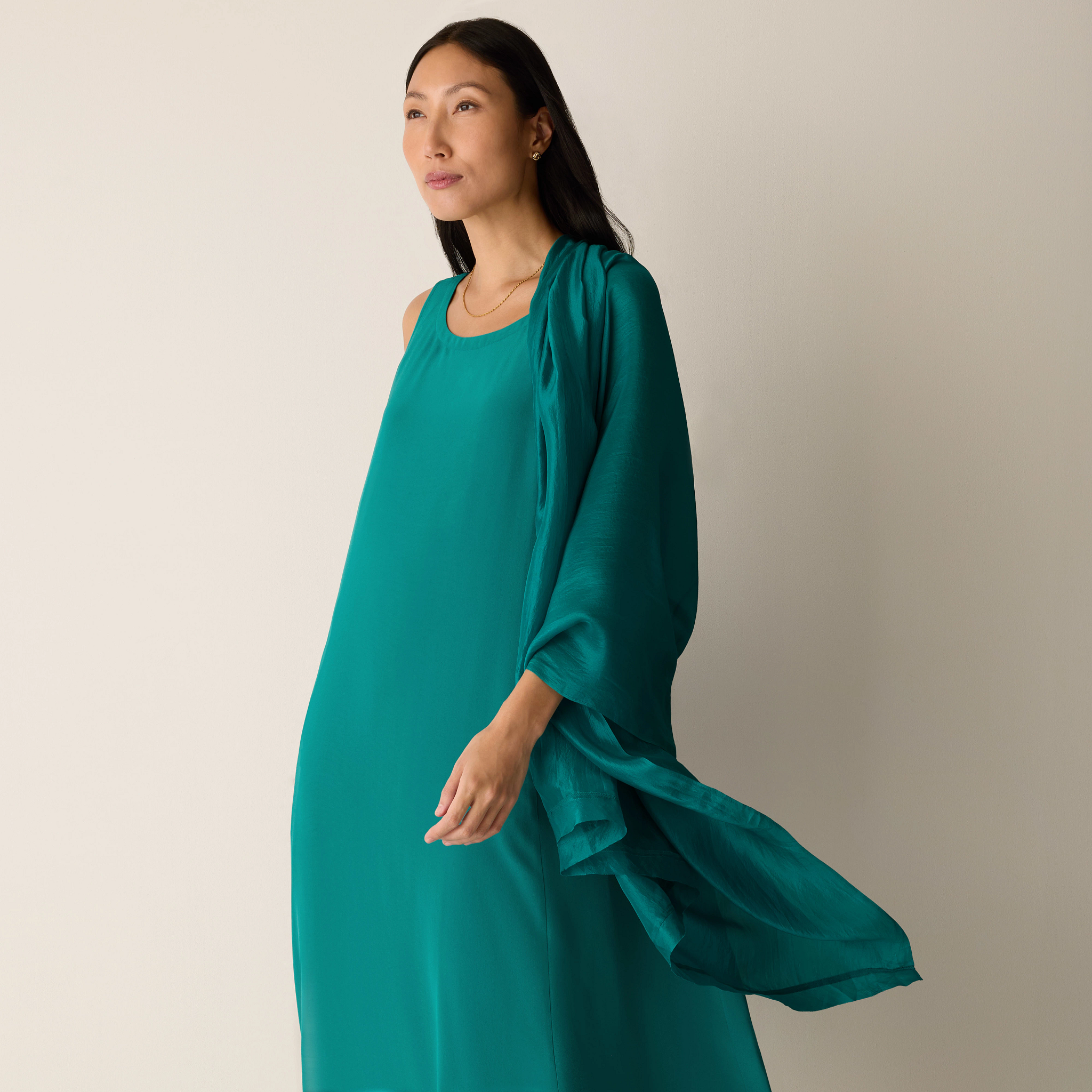 Washed Organic Silk Scarf from EILEEN FISHER - $118