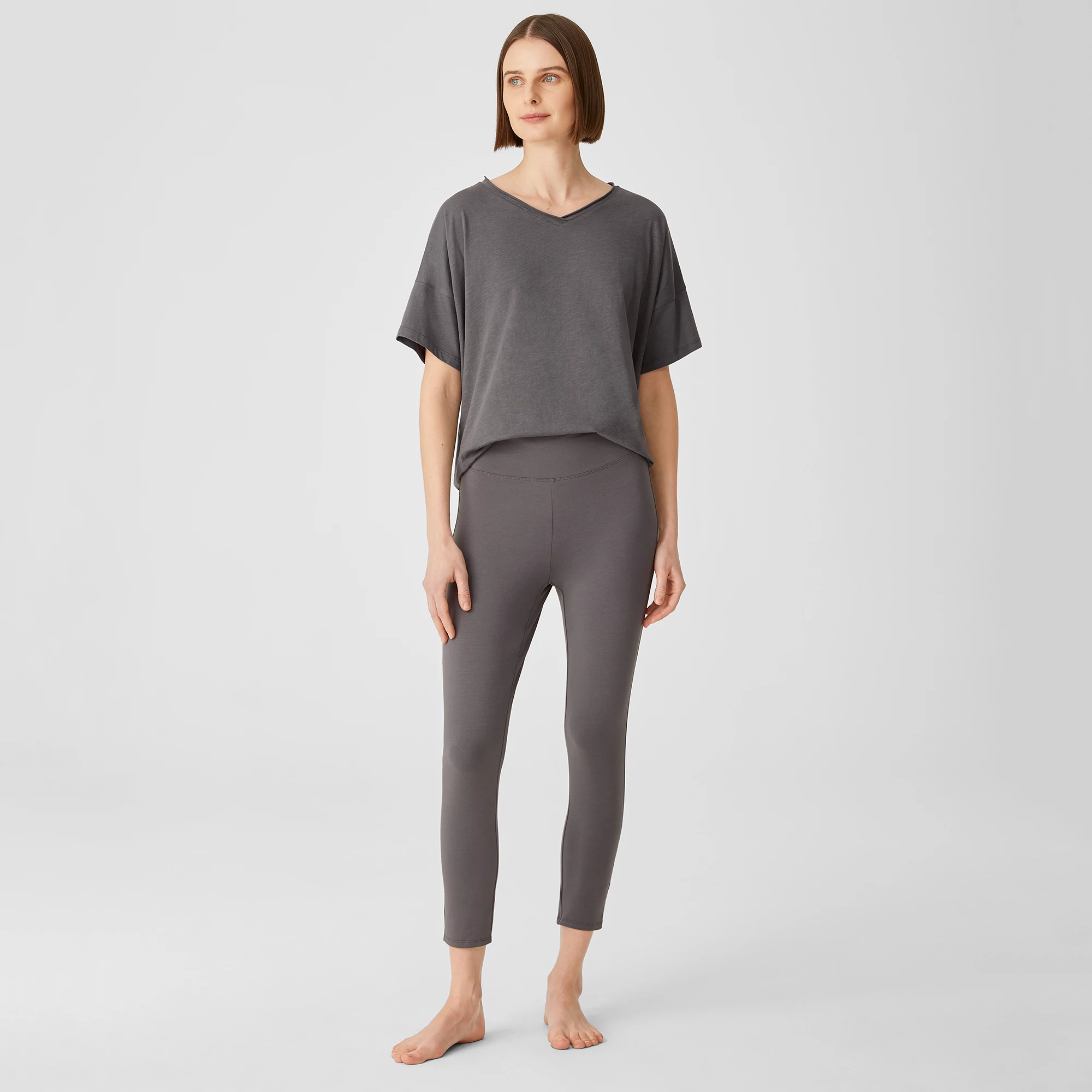 Lightweight Cotton Jersey Sleep Leggings EILEEN FISHER