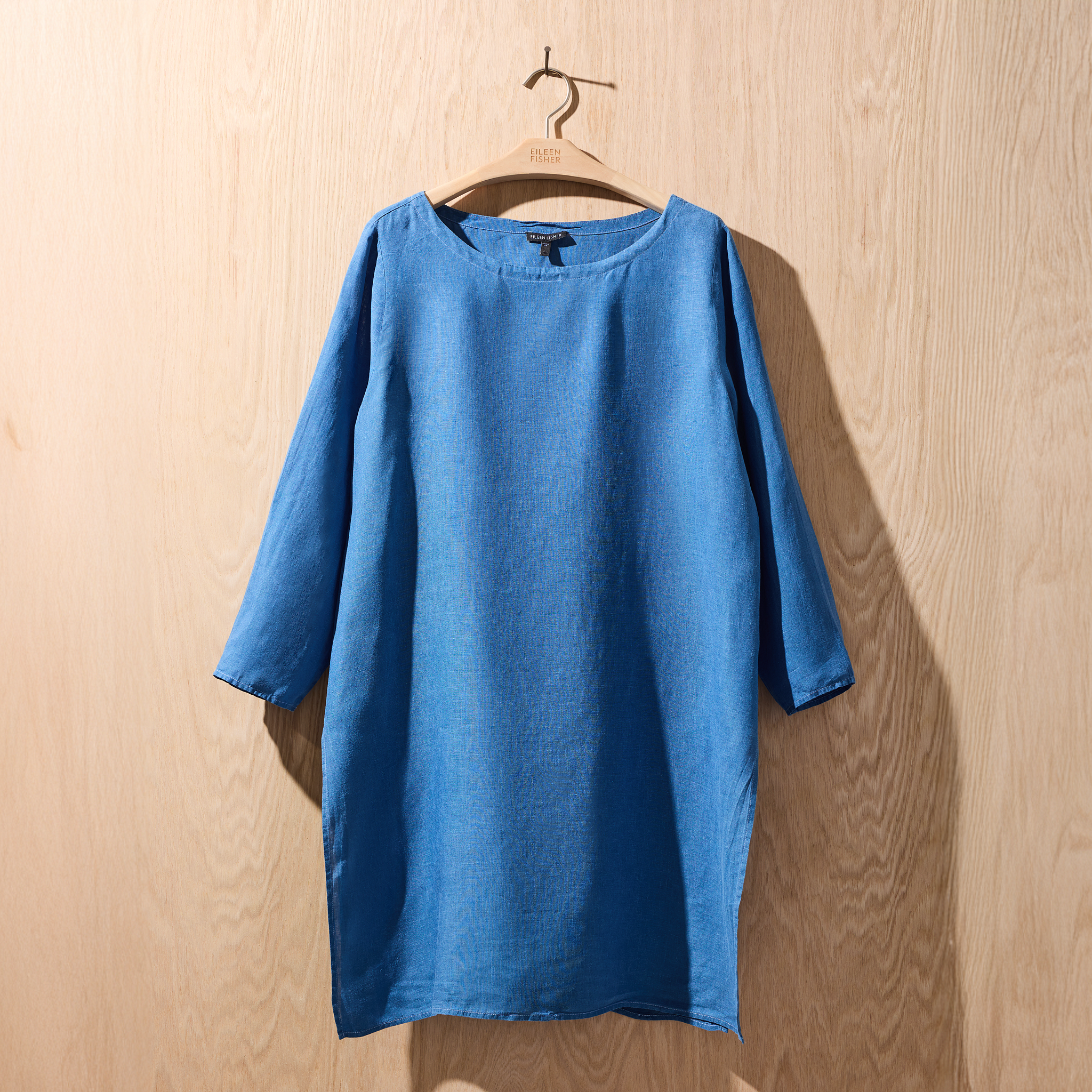 Renew Organic Handkerchief Linen Shirt, L from EILEEN FISHER - $95