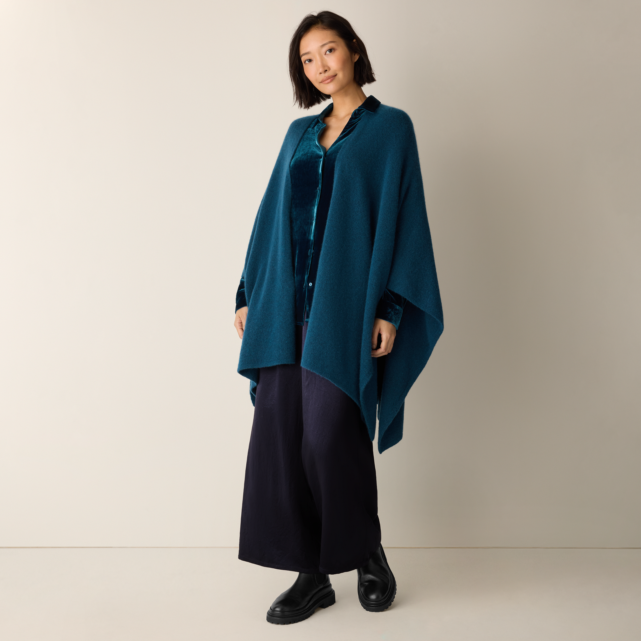 Cashmere Silk Boucle Bliss Serape from EILEEN FISHER - $399.20