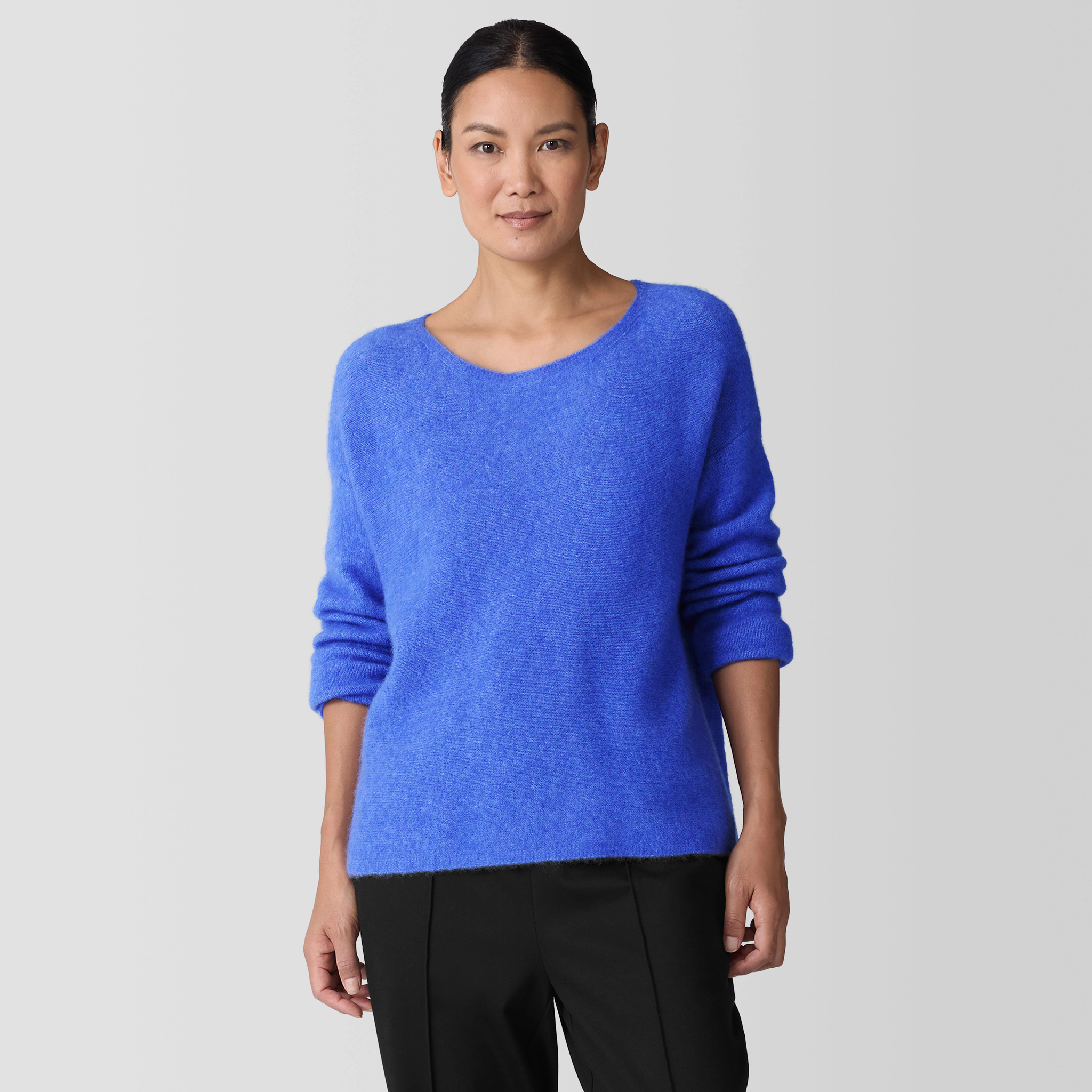 TWICE着用★送料・関税込★Jean Paul Clarisse★ロングリボン★ Silk Georgette Crepe Carrot Pant | EILEEN FISHER
