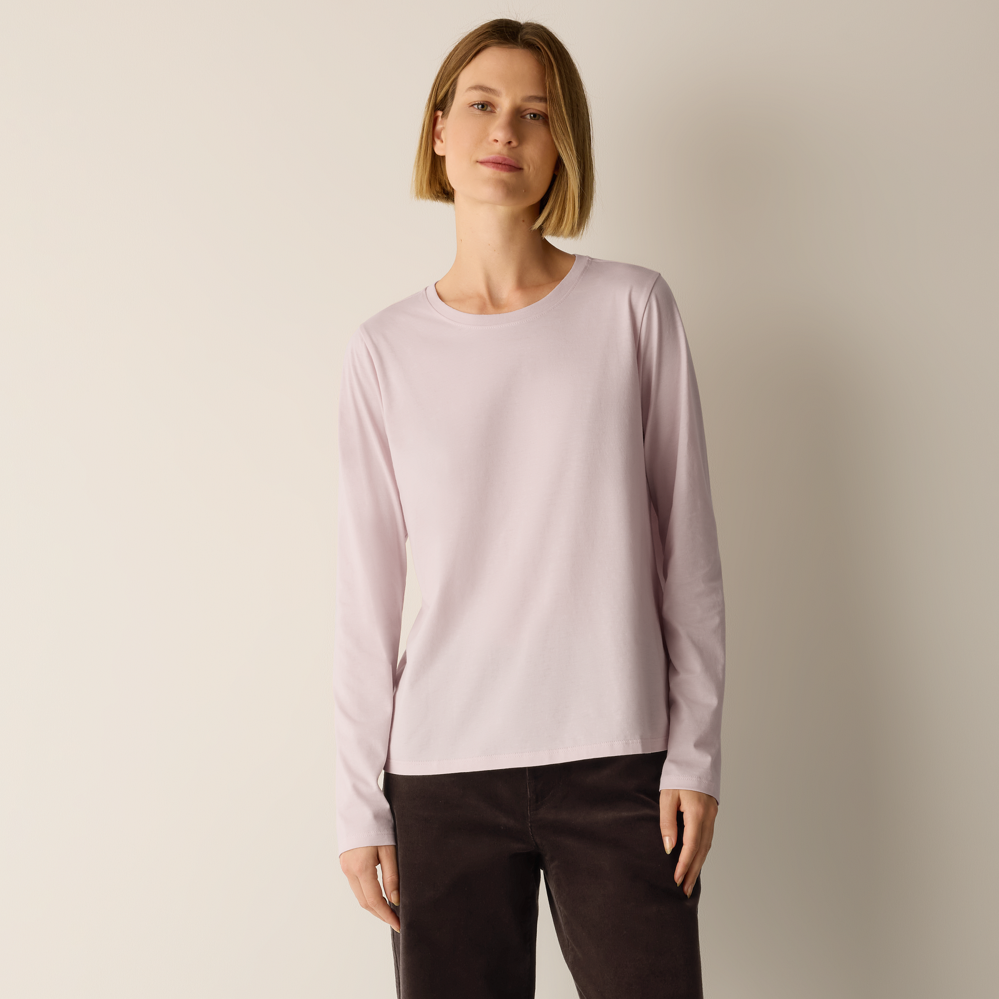 PHISH TOKYOHEMPCONNECTION 麒麟ロンTEE Organic Pima Cotton Jersey Long-Sleeve Tee | EILEEN FISHER