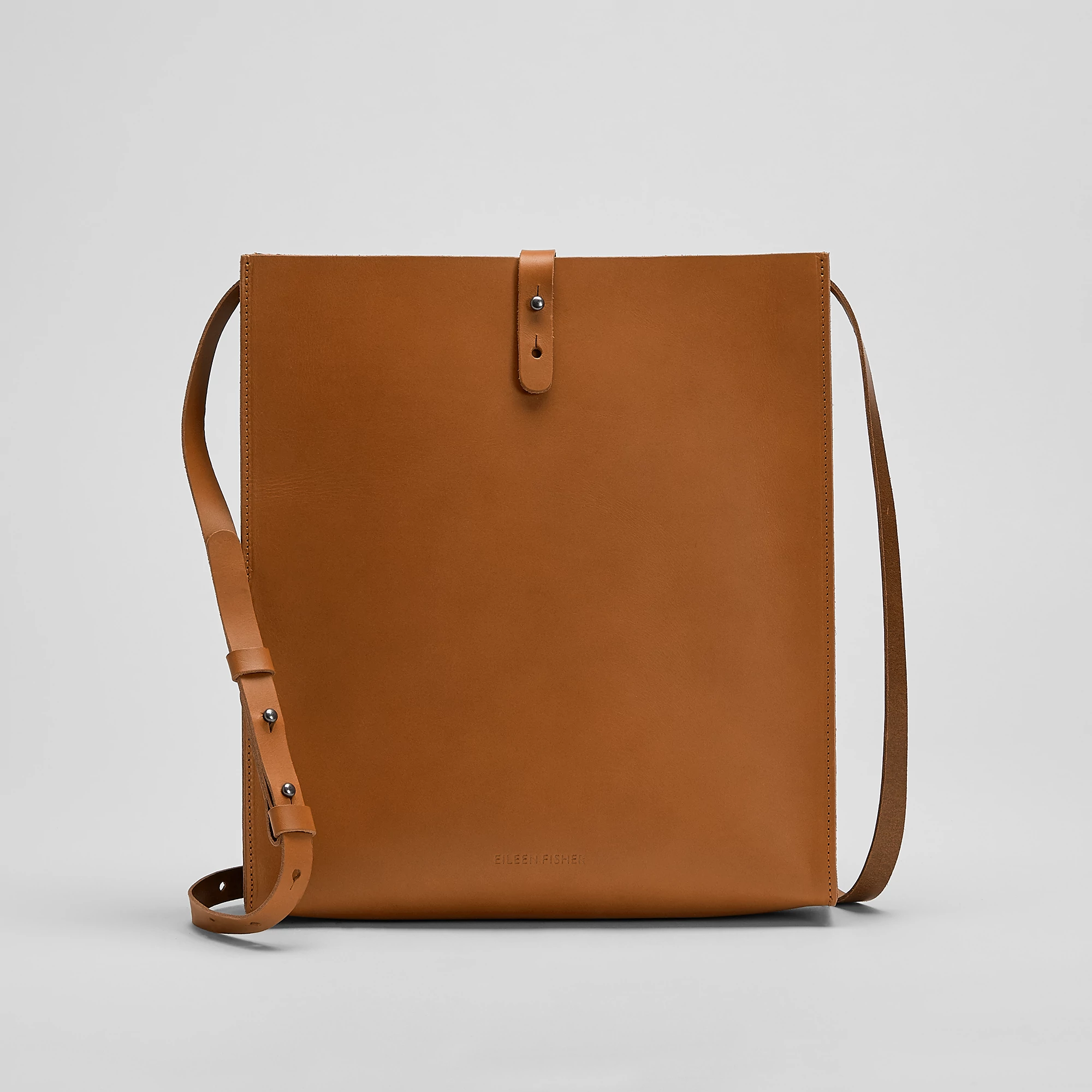 Vegetable Tanned Italian Leather Crossbody Bag | EILEEN FISHER