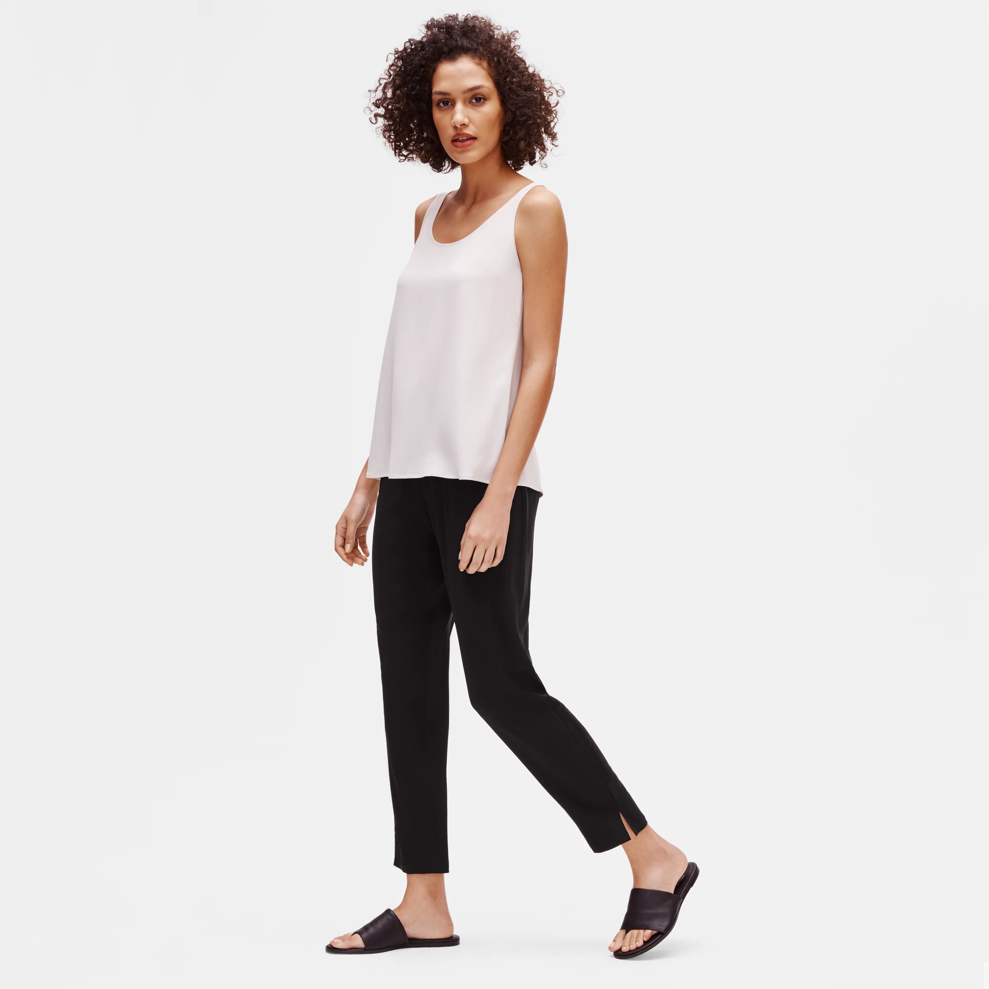 eileen fisher slim ankle slouchy pants
