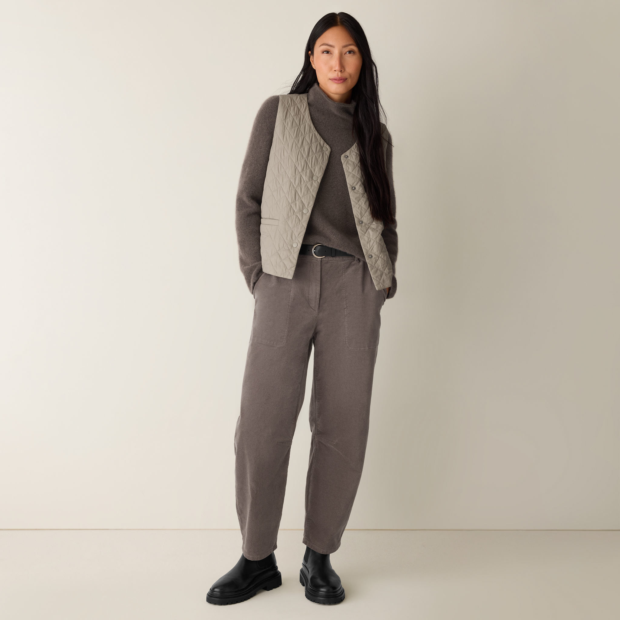 Brushed Organic Cotton Arch Pant