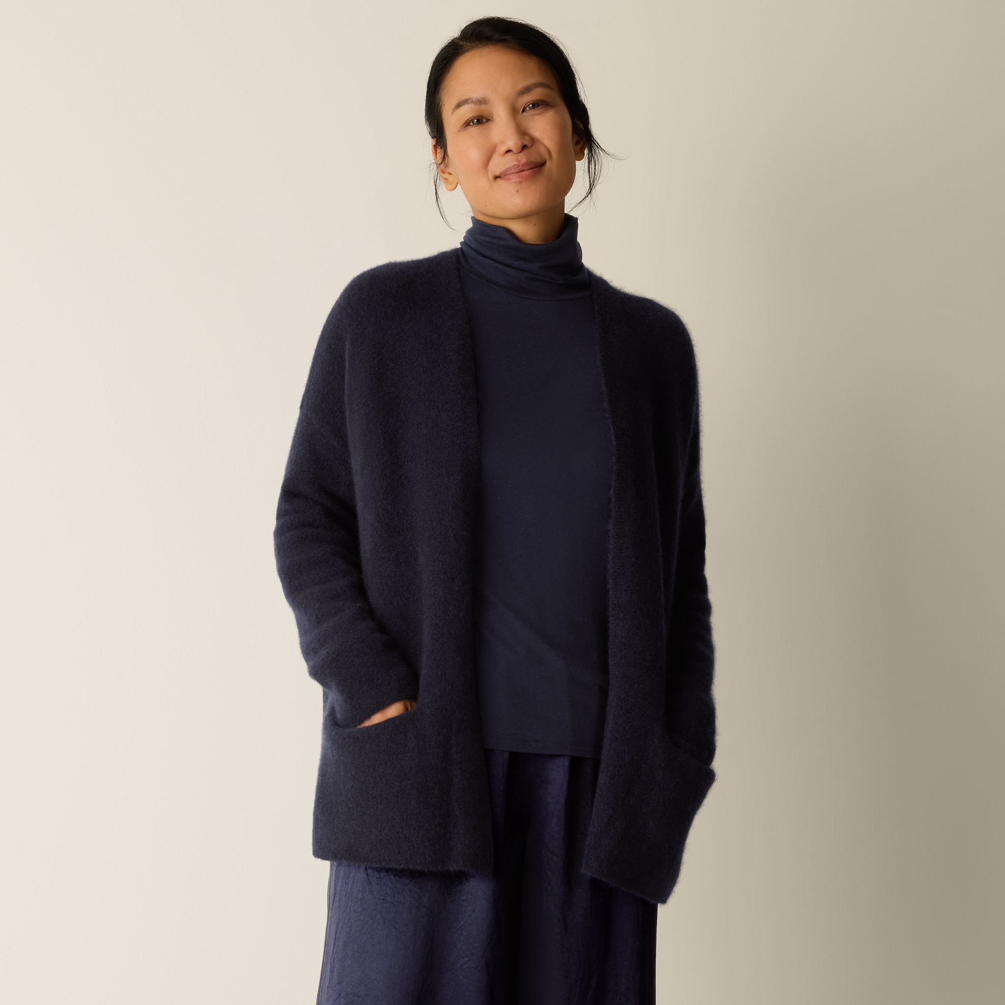 Cashmere Silk Boucle Bliss Cardigan