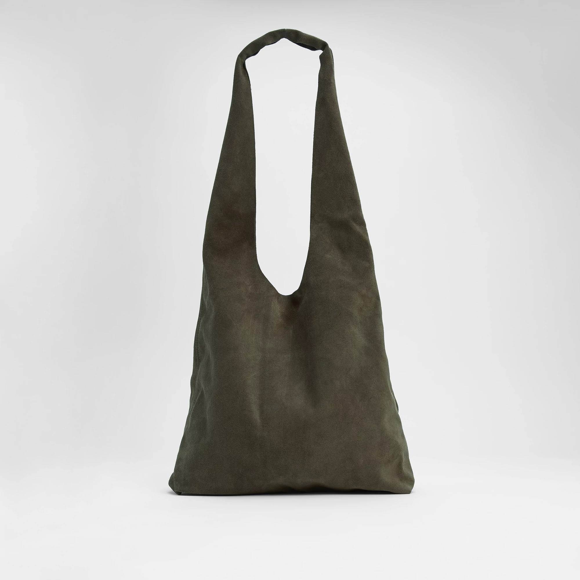 Italian Suede Shopper Tote | EILEEN FISHER