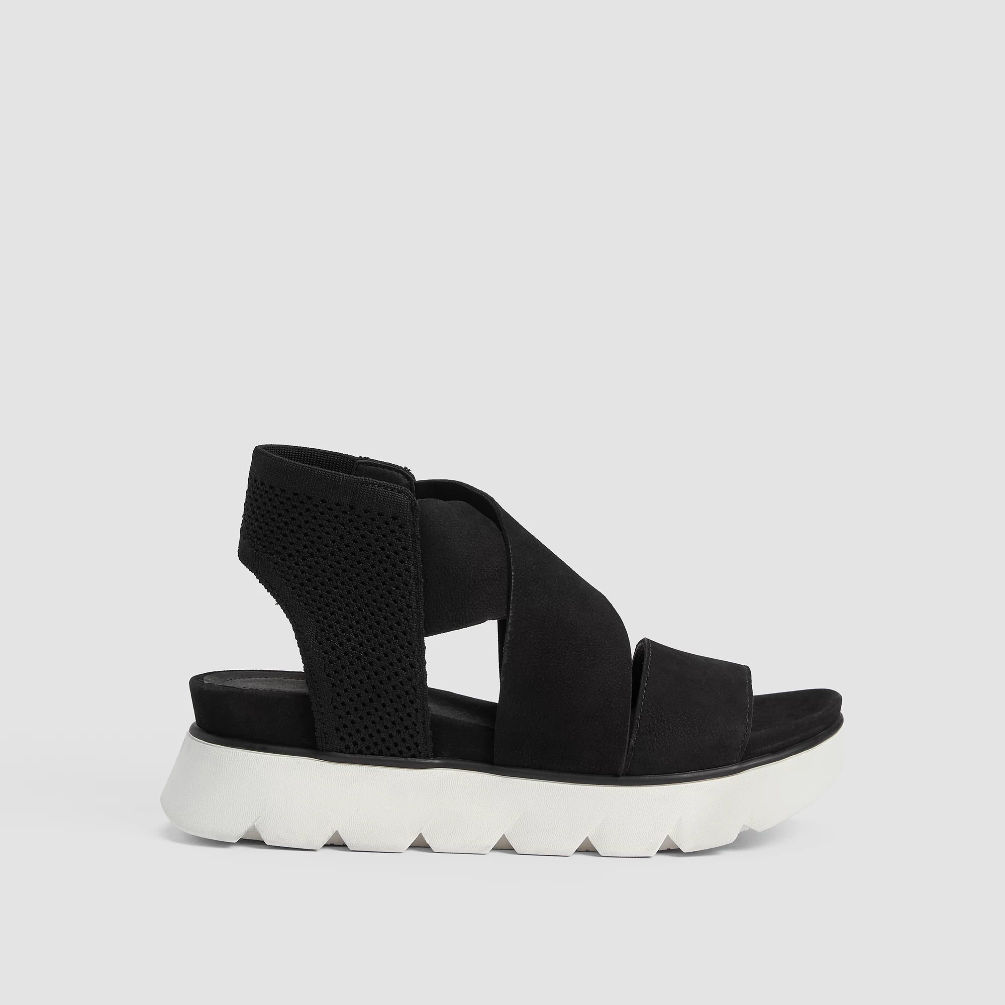 Chant Tumbled Leather Wedge Sandal from EILEEN FISHER - $119.20