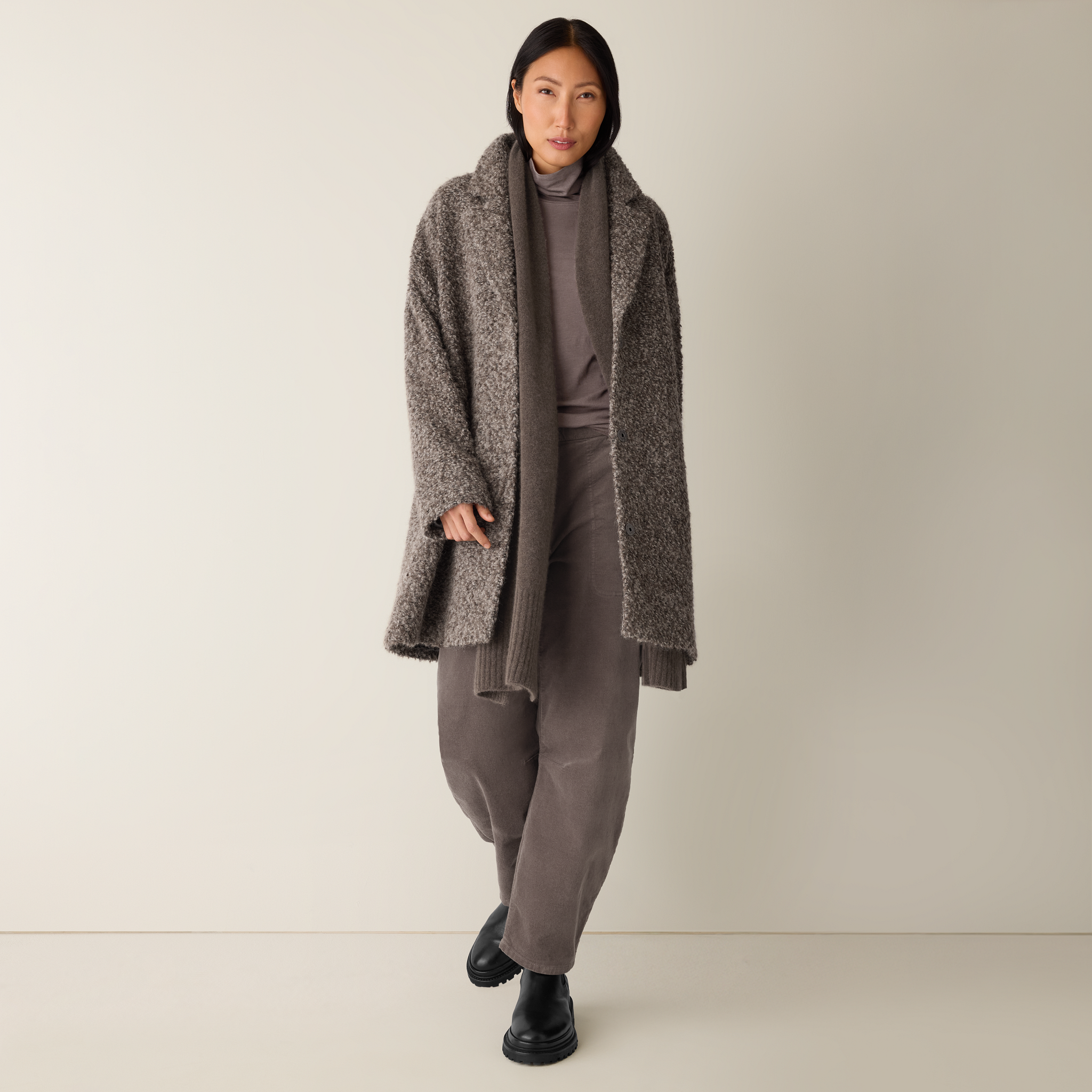 liter carol alpaca wool coat　LITER LITER Carol wool alpaca coat