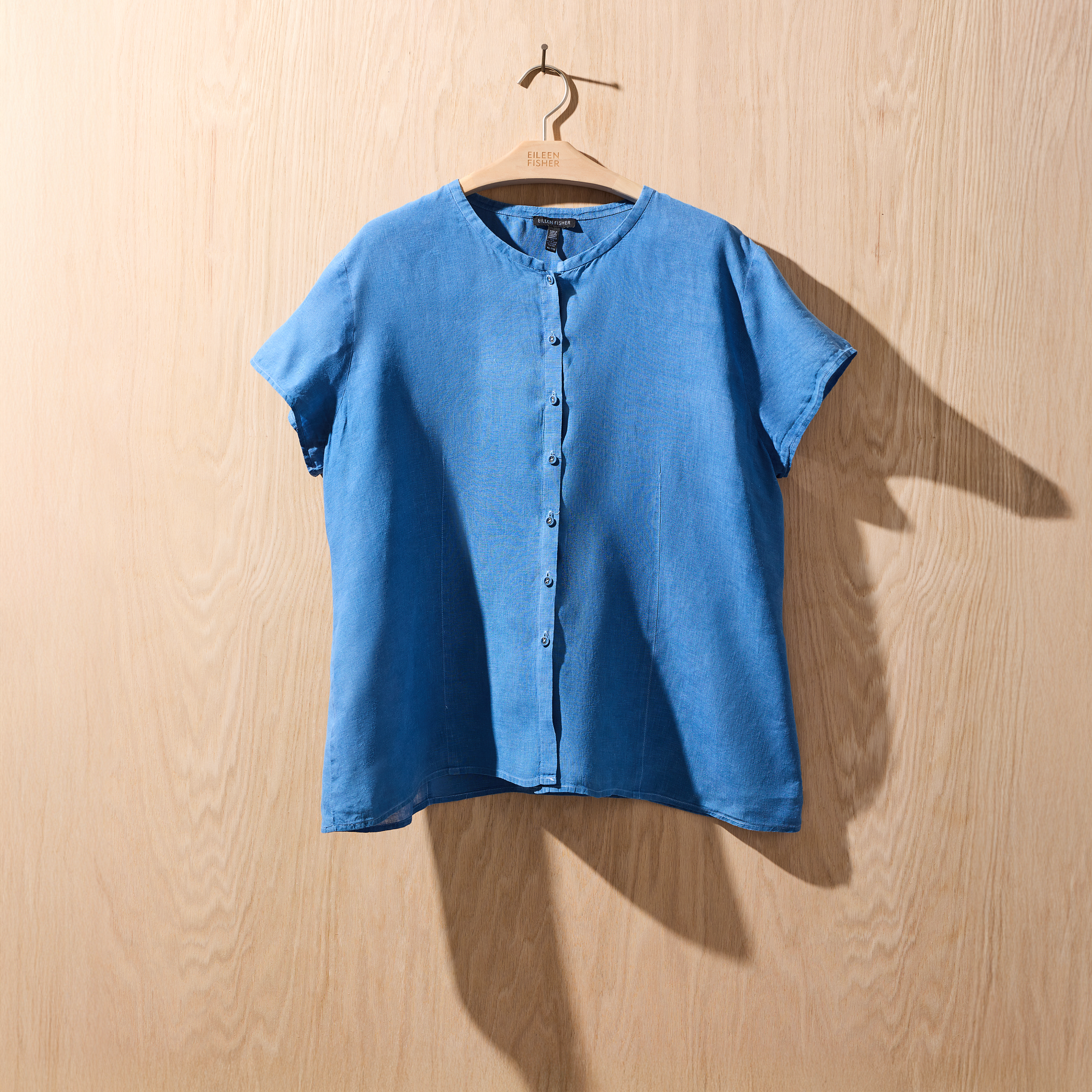 Renew Handkerchief Linen Shirt, XL from EILEEN FISHER - $95
